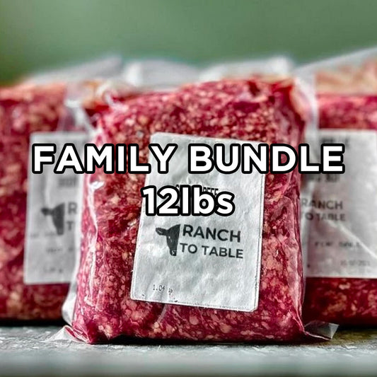 Family Farm Ground Beef Box - 12 lbs